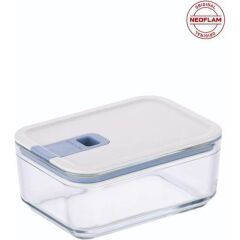 NEOFLAM PERFECT SEAL DİKDÖRTGEN CAM SAKLAMA KABI 1100ML