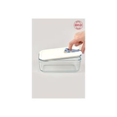 NEOFLAM PERFECT SEAL DİKDÖRTGEN CAM SAKLAMA KABI 1100ML