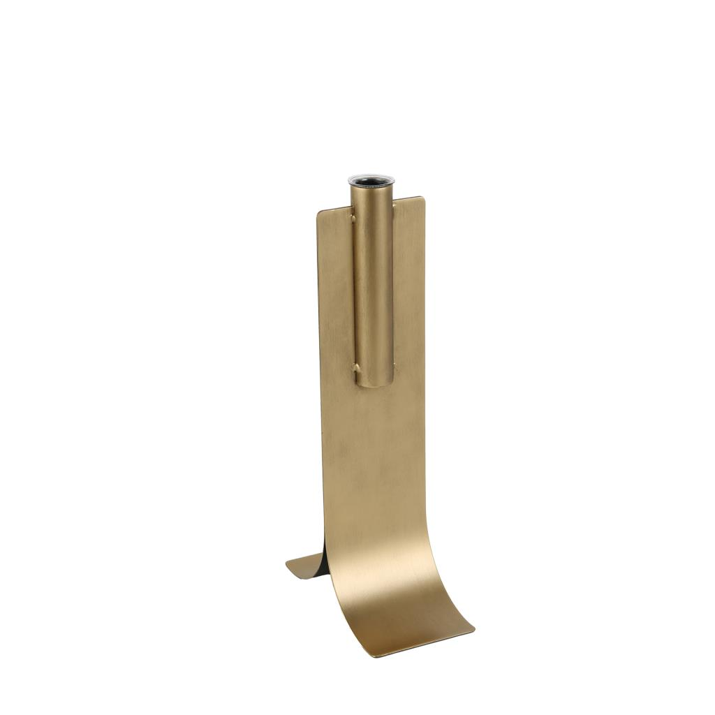 LYON ESKİTME METAL VAZO 16x9x34 cm