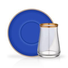 COLORED KOBALT 6 KİŞİLİK ÇAY SETİ