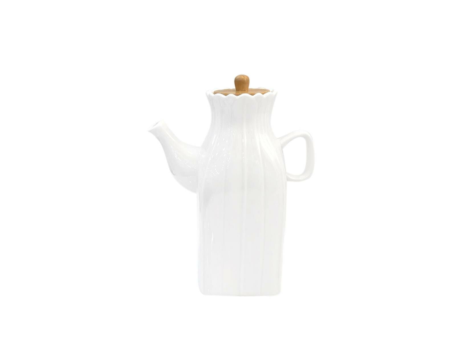 BAMBU KAPAKLI PORSELEN YAĞLIK 900ML