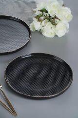 NORDIC TREND BLACK SERVİS TABAK