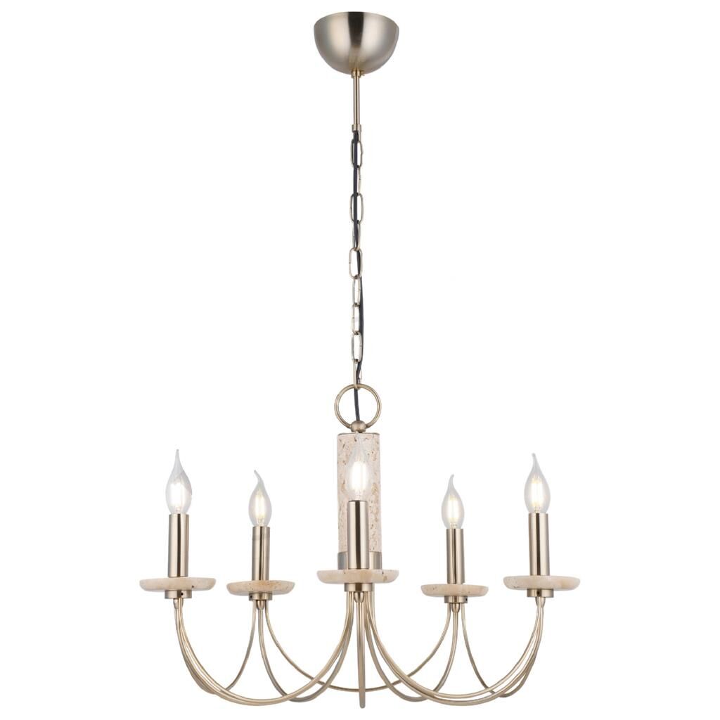 RAVO ANTİK 5'Lİ AVİZE 5XE14