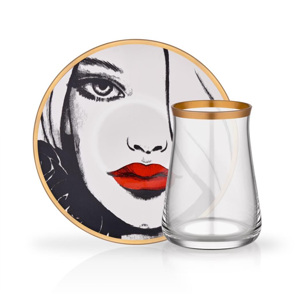 RED LADY 6 KİŞİLİK ÇAY SETİ