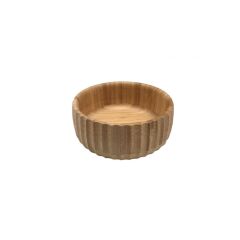 BAMBU YUVARLAK KASE/ÇEREZLİK 15X6CM