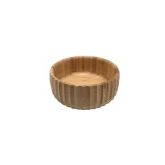 BAMBU YUVARLAK KASE/ÇEREZLİK 15X6CM