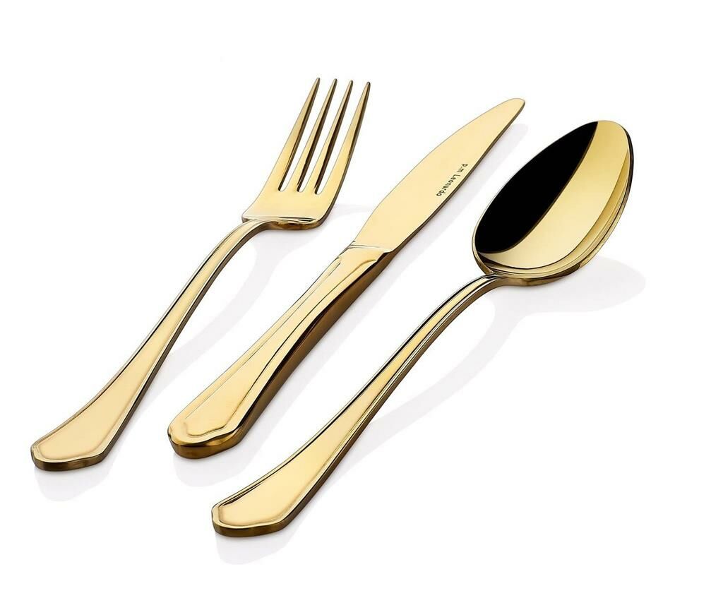 VENEDİK GOLD 18 PARÇA ÇATAL KAŞIK BIÇAK SETİ