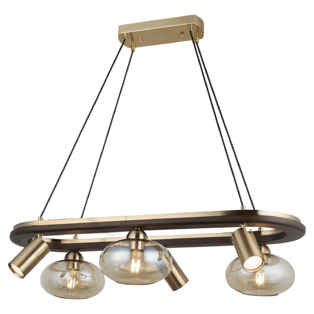 AMADORE ANTİK 3+3 AVİZE 3XGU10 3XE27