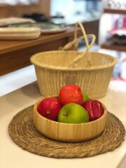 BAMBU YUVARLAK BOL/SALATA KASE 22X6CM
