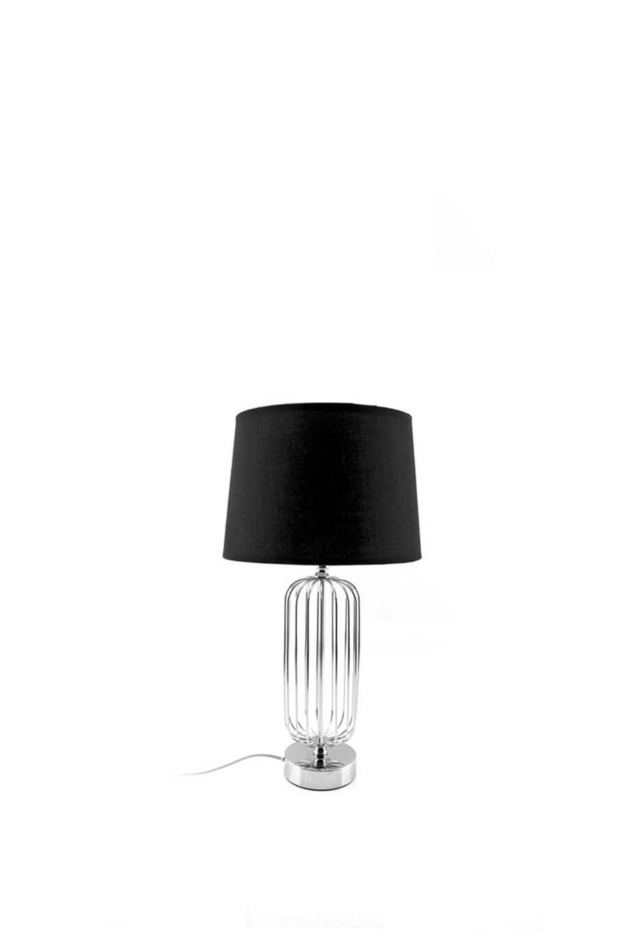 SİYAH GÜMÜŞ ABAJUR 53cm