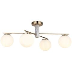 CEKA ALTIN MERMER 4'LÜ PLAFONYER AVİZE 4XE27