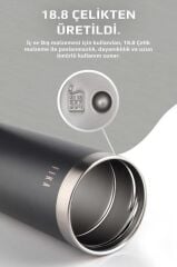 FİKA TAUKO TERMOS BARDAK 470ML ANTRASİT