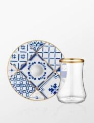 KOLEKSİYON DERVISH İZNİK ÇAY SETİ 1 KİŞİLİK