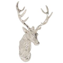 GÜMÜŞ METAL GEYİK DEKOR 46CM