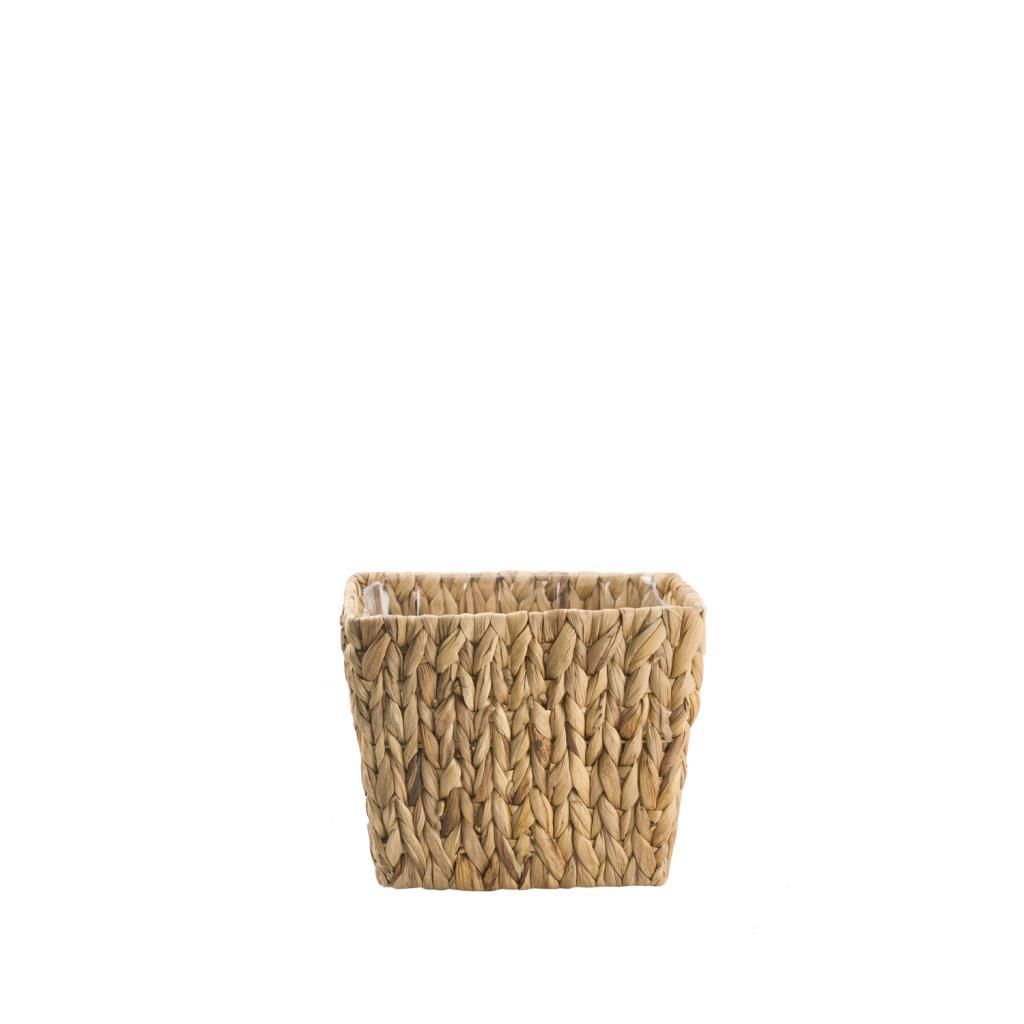 HASIR ÖRGÜ KARE SAKSI 27X27X22CM
