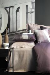 HELIX MÜRDÜM SATEN ÇİFT KİŞİLİK NEVRESİM TAKIMI