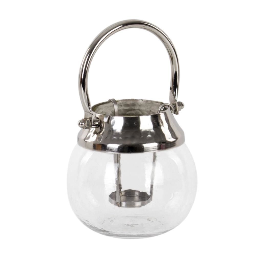 METAL KULPLU CAM MUMLUK 15X15CM