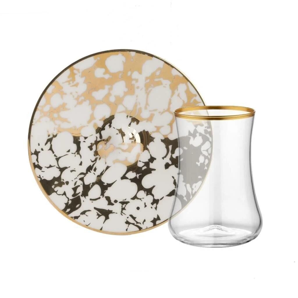 KOLEKSİYON DERVISH CHECK ÇAY SETİ 1 KİŞİLİK