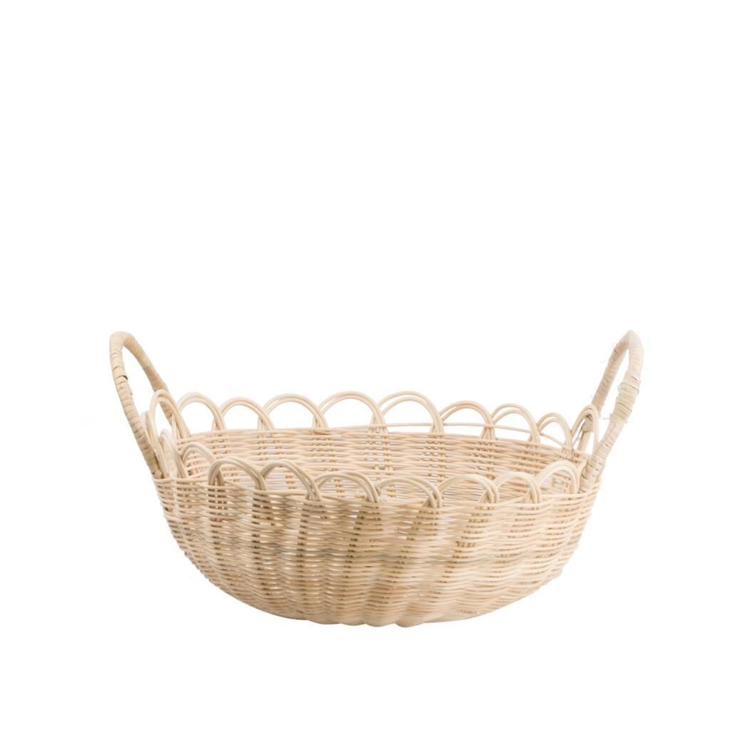 HASIR DESENLİ DEKORATİF SEPET 44CM