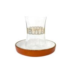 KOLEKSİYON TİRYAKİ ZİNCİR ÇAY SETİ 1 KİŞİLİK