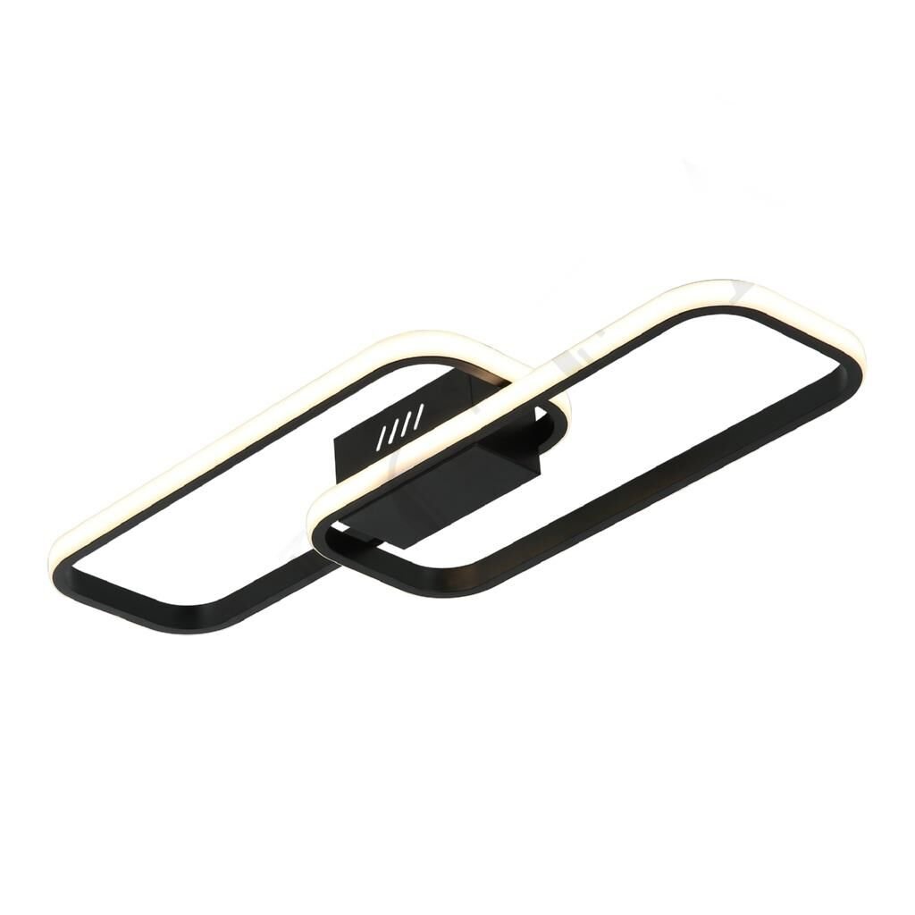 LUCAS SİYAH 2'Lİ LEDLİ PLAFONYER AVİZE 3000K