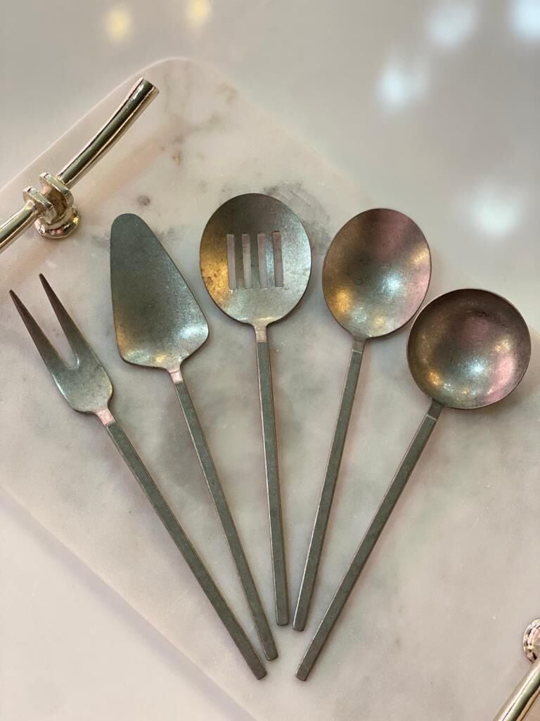 CARRE ANTİK 5 PARÇA SOS SERVİS SETİ