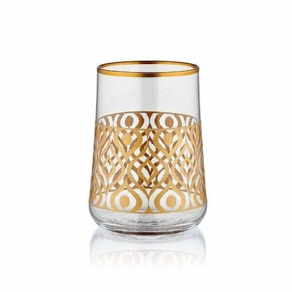 KOLEKSİYON AHESTE İKAT ALTIN KAHVE YANI BARDAK 1 KİŞİLİK