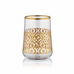 KOLEKSİYON AHESTE İKAT ALTIN KAHVE YANI BARDAK 1 KİŞİLİK