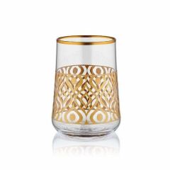 KOLEKSİYON AHESTE İKAT ALTIN KAHVE YANI BARDAK 1 KİŞİLİK