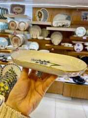 PURE FLEUR KAYIK TABAK DESEN2 20CM