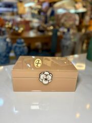 KAPİÇİNO AHŞAP DEKORATİF KUTU 22X15X8CM