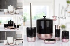 SİYAH-ALTIN 5'Lİ BANYO SETİ