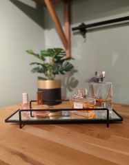 SİYAH KOZMETİK STANDI 37CM