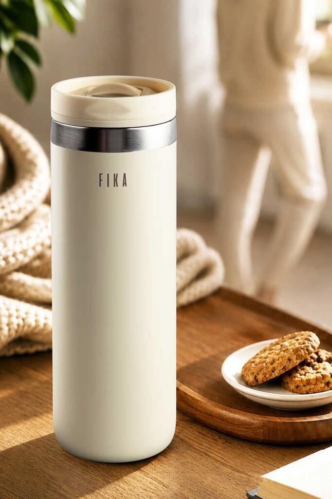 FİKA TAUKO TERMOS BARDAK 470ML BEJ