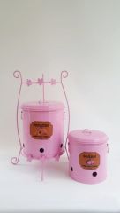 FRY STANTLI 2'Lİ PATATES/SOĞAN SAKLAMA PEMBE
