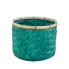 YEŞİL BAMBU SEPET 24cm