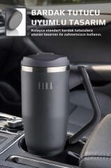 FİKA LUMİ DÖNER KULPLU TERMOS 1200 ML ANTRASİT