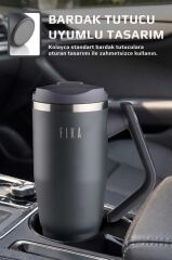 FİKA LUMİ DÖNER KULPLU TERMOS 1200 ML ANTRASİT