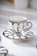 KARIUS GÜMÜŞ TEK KİŞİLİK TÜRK KAHVESİ FİNCANI