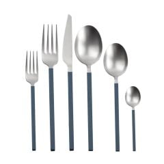 CARRE BLUE SILVER MAT 36 PARÇA ÇATAL KAŞIK BIÇAK SETİ