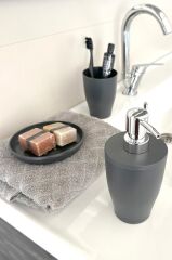 Pure 3'lü Banyo Seti-Gri