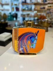 TURUNCU ATLI VAZO/DEKOR 23X9X25CM