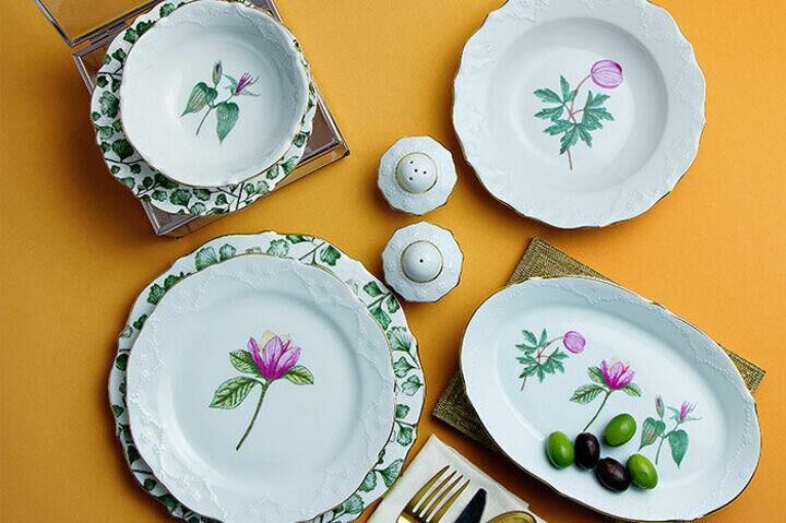 FLOWER 6 KİŞİLİK 34 PARÇA YEMEK TAKIMI
