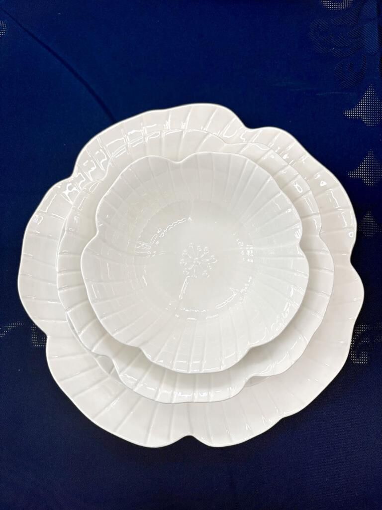 FLOWER PORSELEN 6 KİŞİLİK 24 PARÇA YEMEK TAKIMI