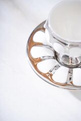 KARIUS GÜMÜŞ 6 KİŞİLİK TÜRK KAHVESİ FİNCANI