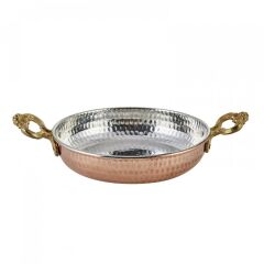 ANTİK BAKIR SAHAN 20CM