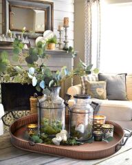 BAKIR OVAL GALVENİZ TEPSİ 54CM