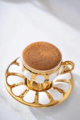 KARIUS ALTIN 6 KİŞİLİK TÜRK KAHVESİ FİNCANI