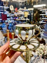 KARIUS ALTIN 6 KİŞİLİK TÜRK KAHVESİ FİNCANI