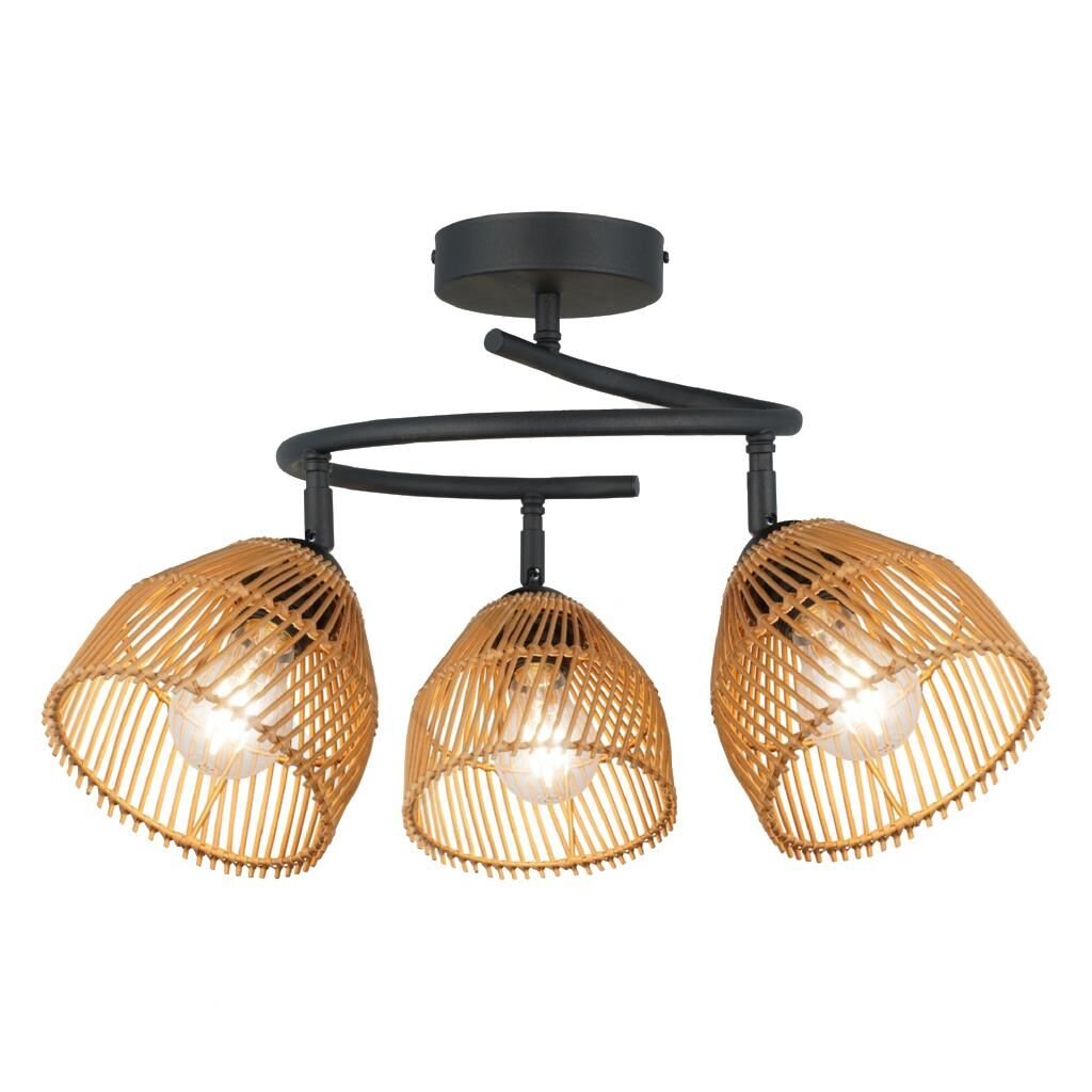 VADAR SİYAH 3'LÜ AVİZE 3XE27